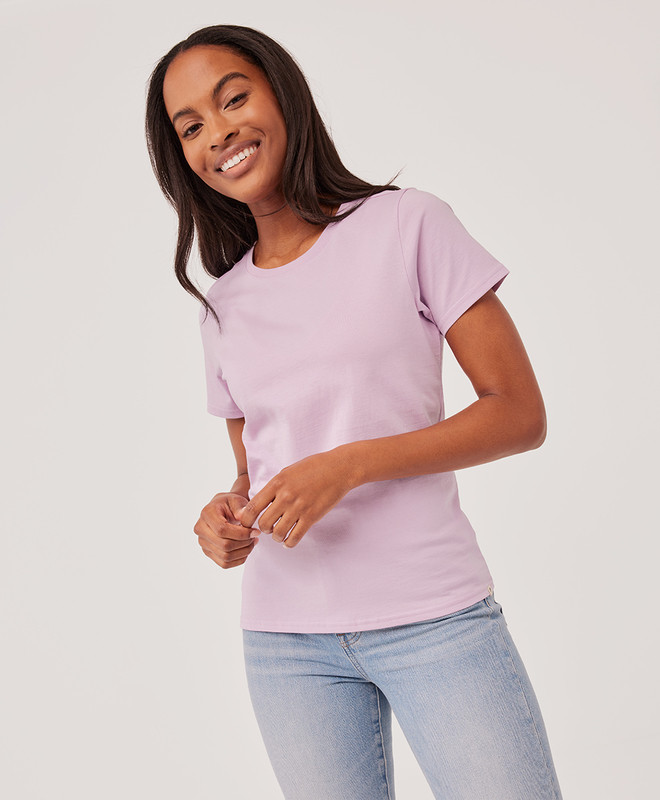 softspun crew neck tee | Pact Apparel