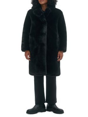 NOIZE Savannah Longline Faux Fur Coat on SALE | Saks OFF 5TH | Saks Fifth Avenue OFF 5TH (Pmt risk)