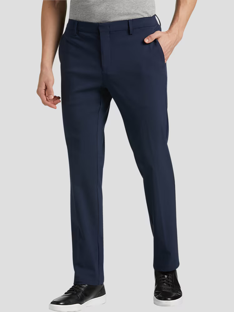 Awearness Kenneth Cole Slim Fit Performance Tech Chinos | Casual Pants | Men's Wearhouse | The Men's Wearhouse
