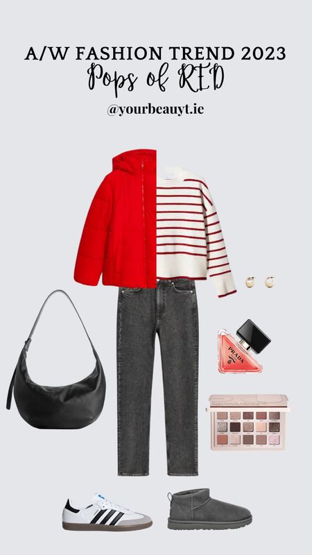 Transitional autumn winter outfit with a pop of red 

#LTKmidsize #LTKover40 #LTKeurope