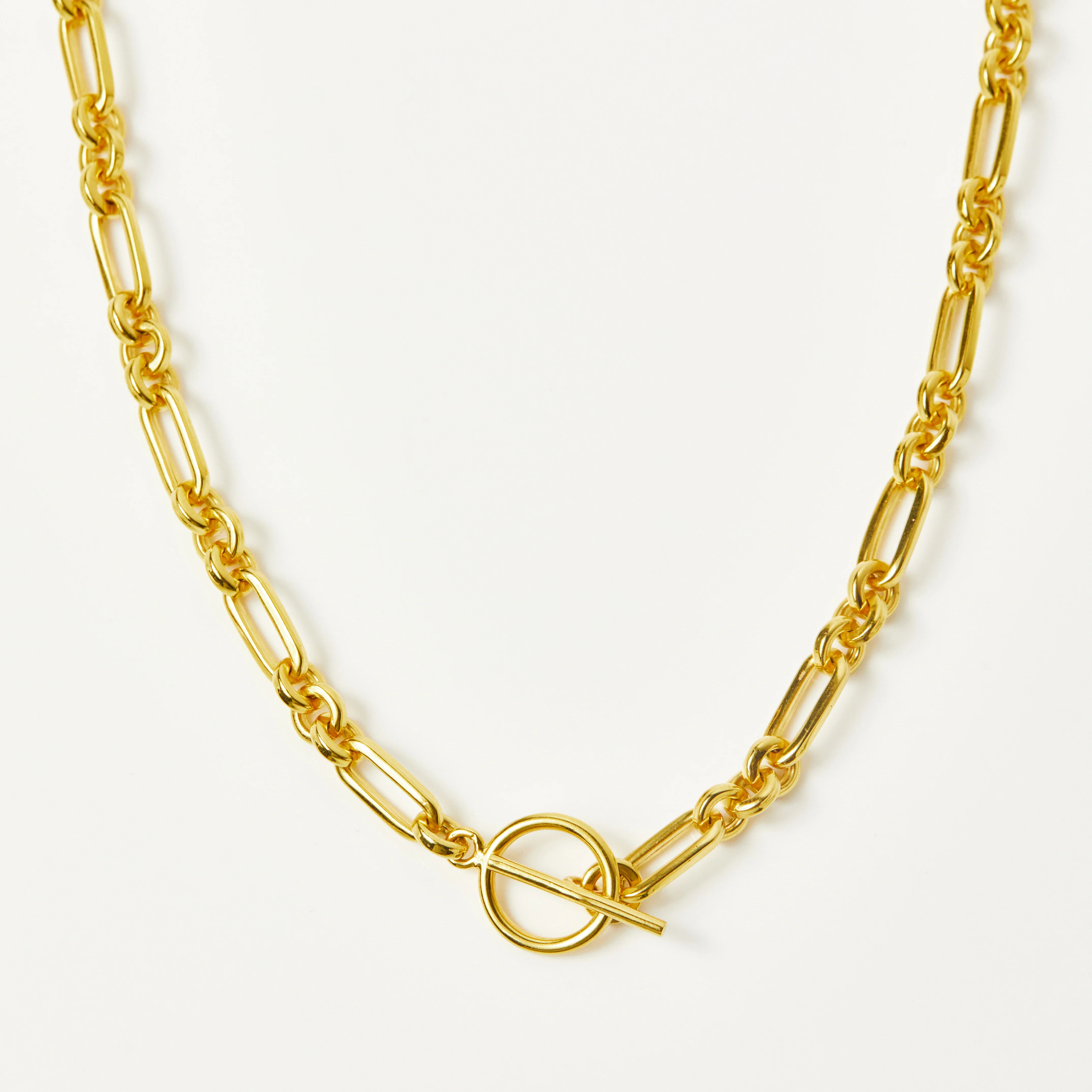 T Bar Chunky Chain Necklace | Carrie Elizabeth