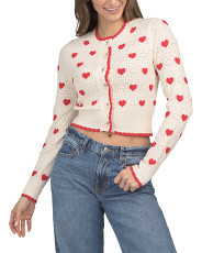Long Sleeve Heart Cardigan | Juniors | Marshalls | Marshalls