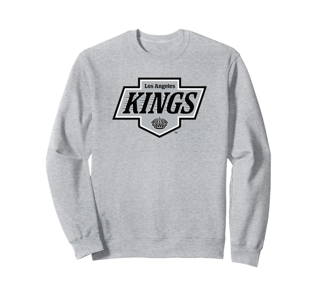 Los Angeles Kings Icon Heather Gray Officially Licensed Sweatshirt | Amazon (US)