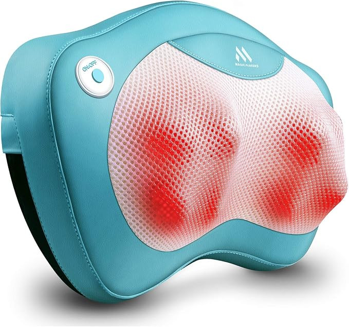MagicMakers Back Massager Neck Massager with Heat - Gifts for Girlfriend, Boyfriend, Sister, Brot... | Amazon (US)