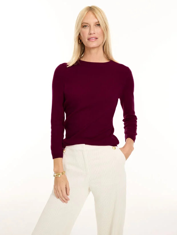 Audrey Cashmere Sweater | Talbots