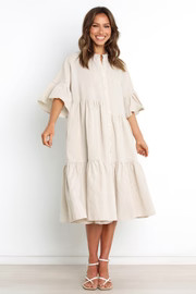 Cadagon Dress - Beige | Petal & Pup (US)