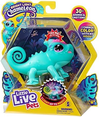 Little Live Pets - Sunny The Bright Light Chameleon | Interactive Color Change Light Up Toy, 30+ Sou | Amazon (US)