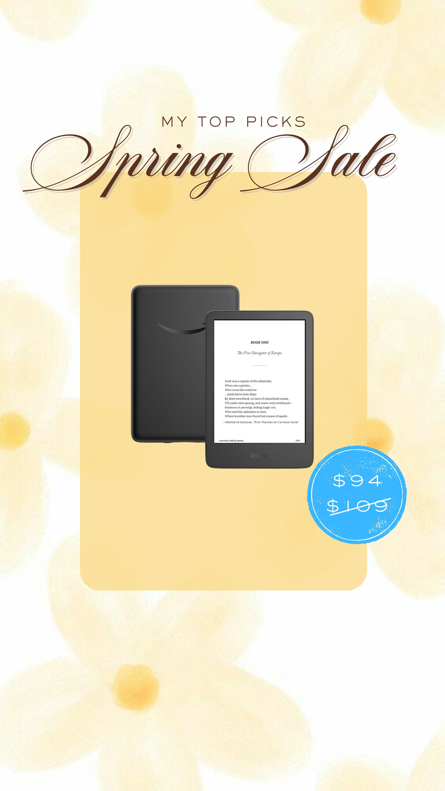 The lowest price on this kindle model!

amazon finds, amazon spring sale 

 #LTKSaleAlert