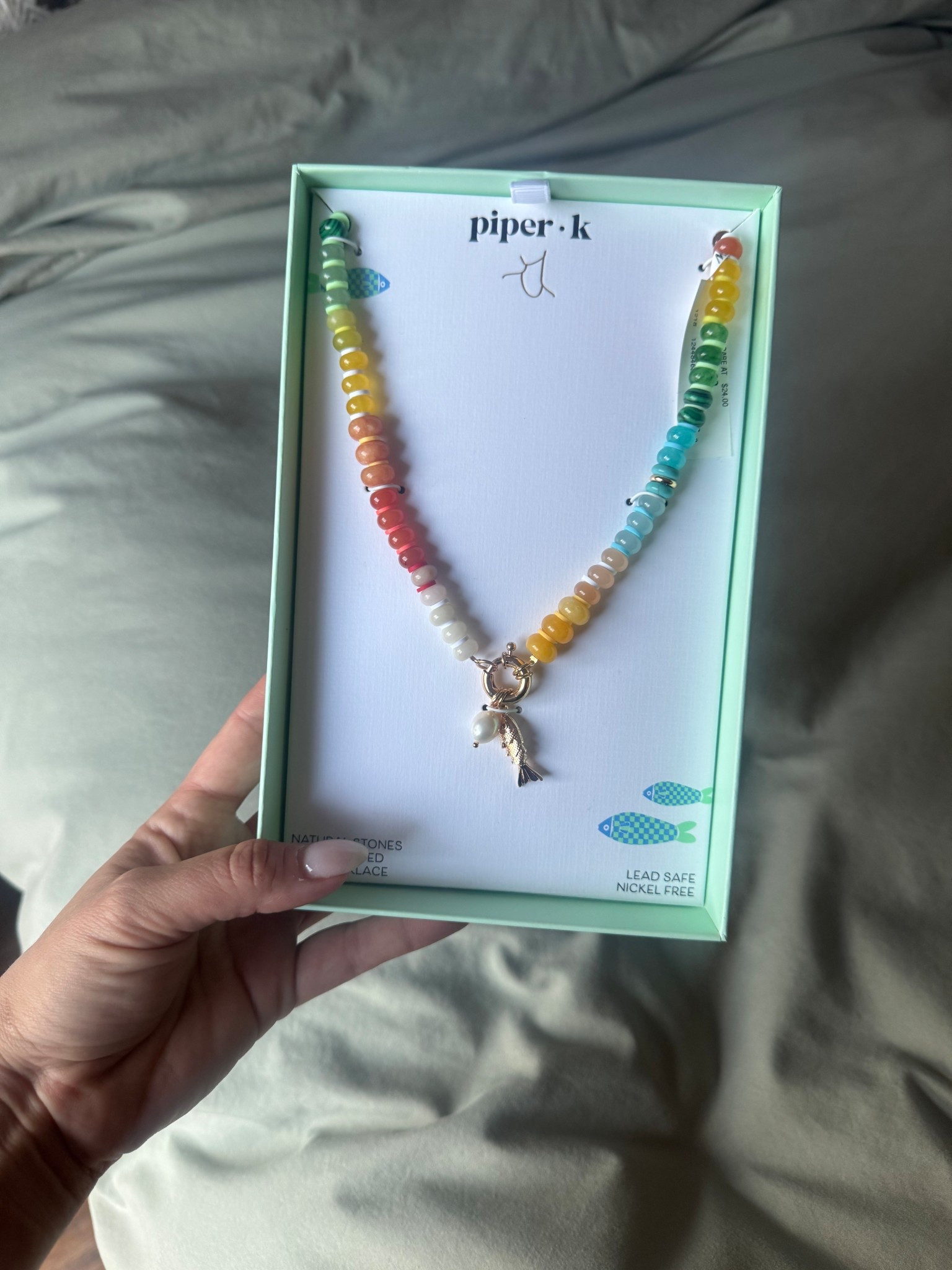 Colorful beaded necklace 