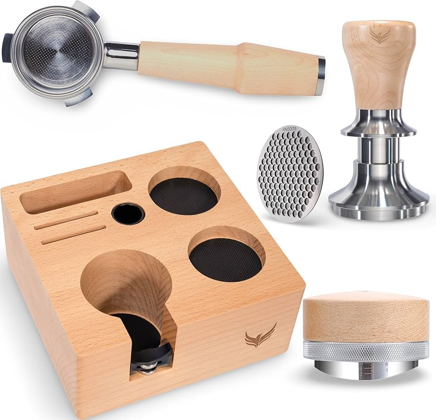 Breville Espresso Machine Accessories Set 54mm Calibrated Tamper, Tamping Station, Bottomless Por... | Amazon (US)