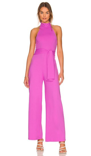x REVOLVE Mock Neck Jumpsuit in Bubble | Revolve Clothing (Global)
