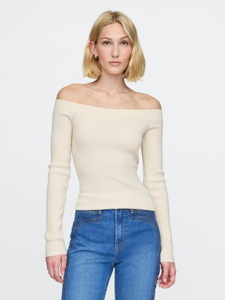 Off-Shoulder Sweater Top | Gap (US)