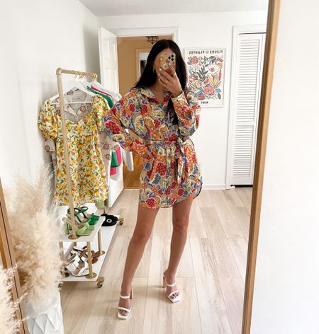 The perfect summer button up shirt  dress (wearing a small)… can be dressed up with heels or down with sneakers or even be worn as a coverup! 

#LTKstyletip #LTKSeasonal #LTKFind