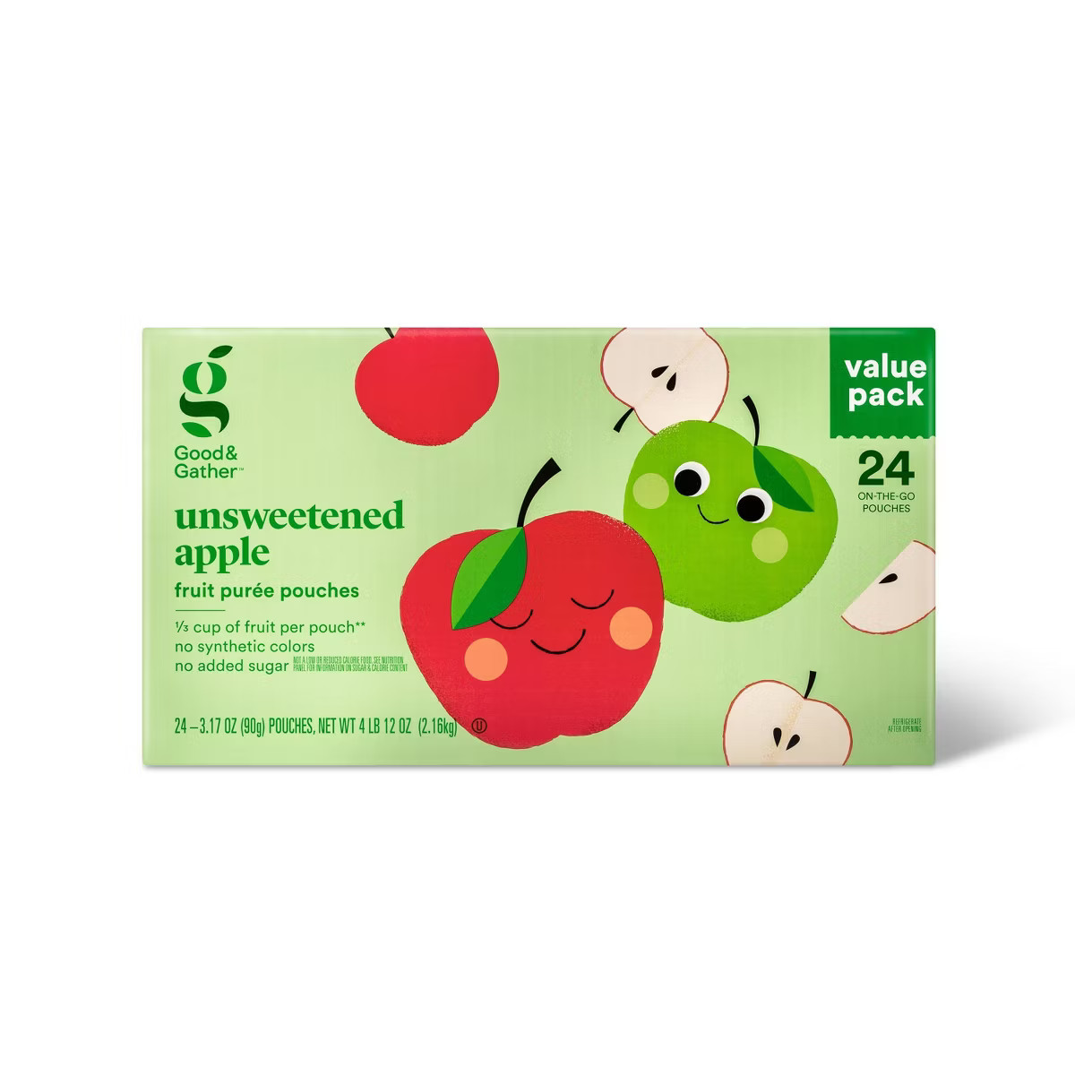 Applesauce Pouches Unsweetened - Good & Gather™ | Target