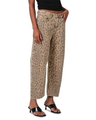 Miro High Rise Relaxed Jeans in Natural Cheetah | Bloomingdale's (US)