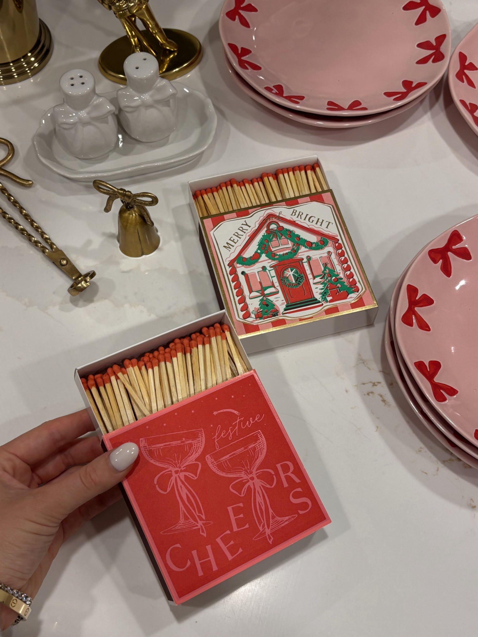 Cutest match boxes from Anthropologie for the holidays! 🩷🕯️

#LTKGiftGuide #LTKHome #LTKHoliday