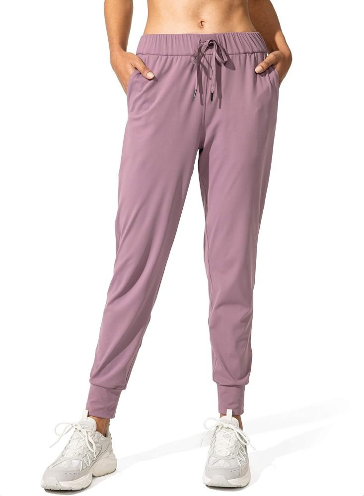 SANTINY Women's Joggers Pants Pockets Drawstring Running Sweatpants for Women Lounge Workout Jogg... | Amazon (US)