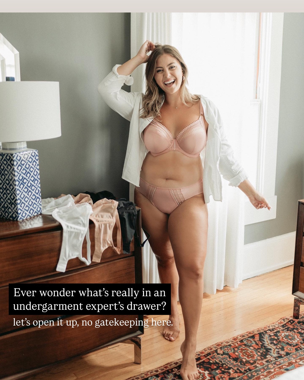 Sharing my most worn bras, undergarments, and unsung heroes that I reach for daily! 
*use CARALYN15 at Spanx 
*use CARALYNM at Cakes Body
*use CARALYNFS15 at EBYY

#LTKStyleTip #LTKBeauty #LTKPlusSize