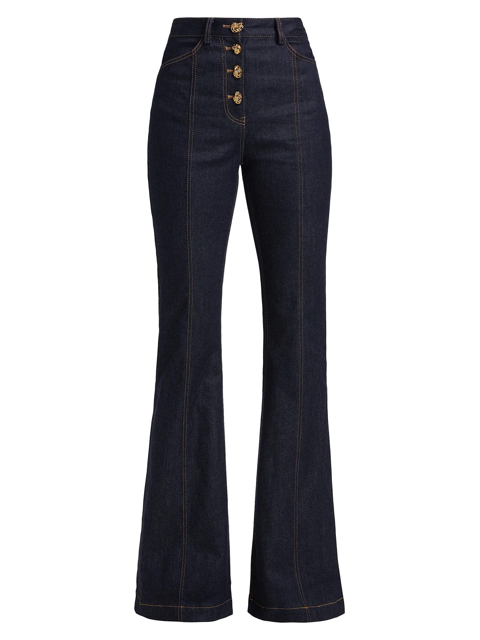 Prabal Gurung Flared Boot-Leg Jeans | Saks Fifth Avenue | Saks Fifth Avenue