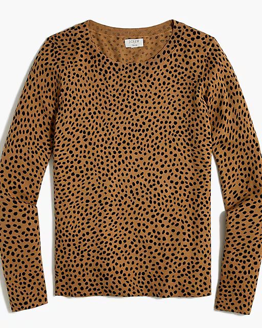 Cheetah Teddie sweater | J.Crew Factory