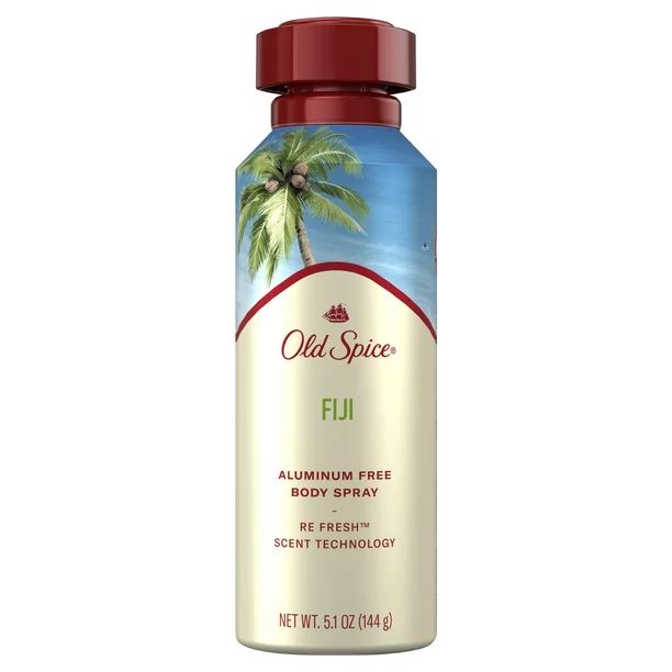 Old Spice Fiji Body Spray for Men, 5.1 Oz - Walmart.com | Walmart (US)