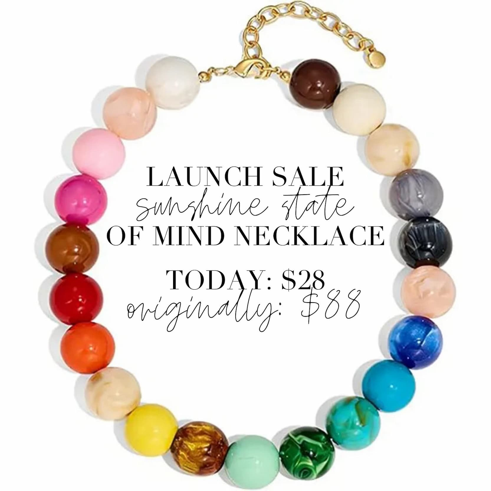 If you’ve been thinking you need some big beads, this is the perfect opportunity  to grab some. You can use COAST25 for an extra 25% off

#LTKootd #LTKOver40 #LTKSaleAlert
