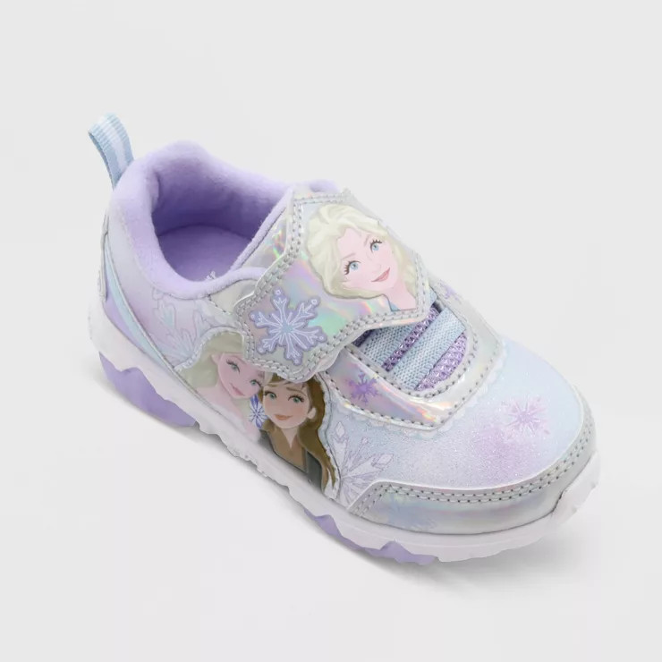Frozen Toddler Girls' Sneakers - Silver | Target