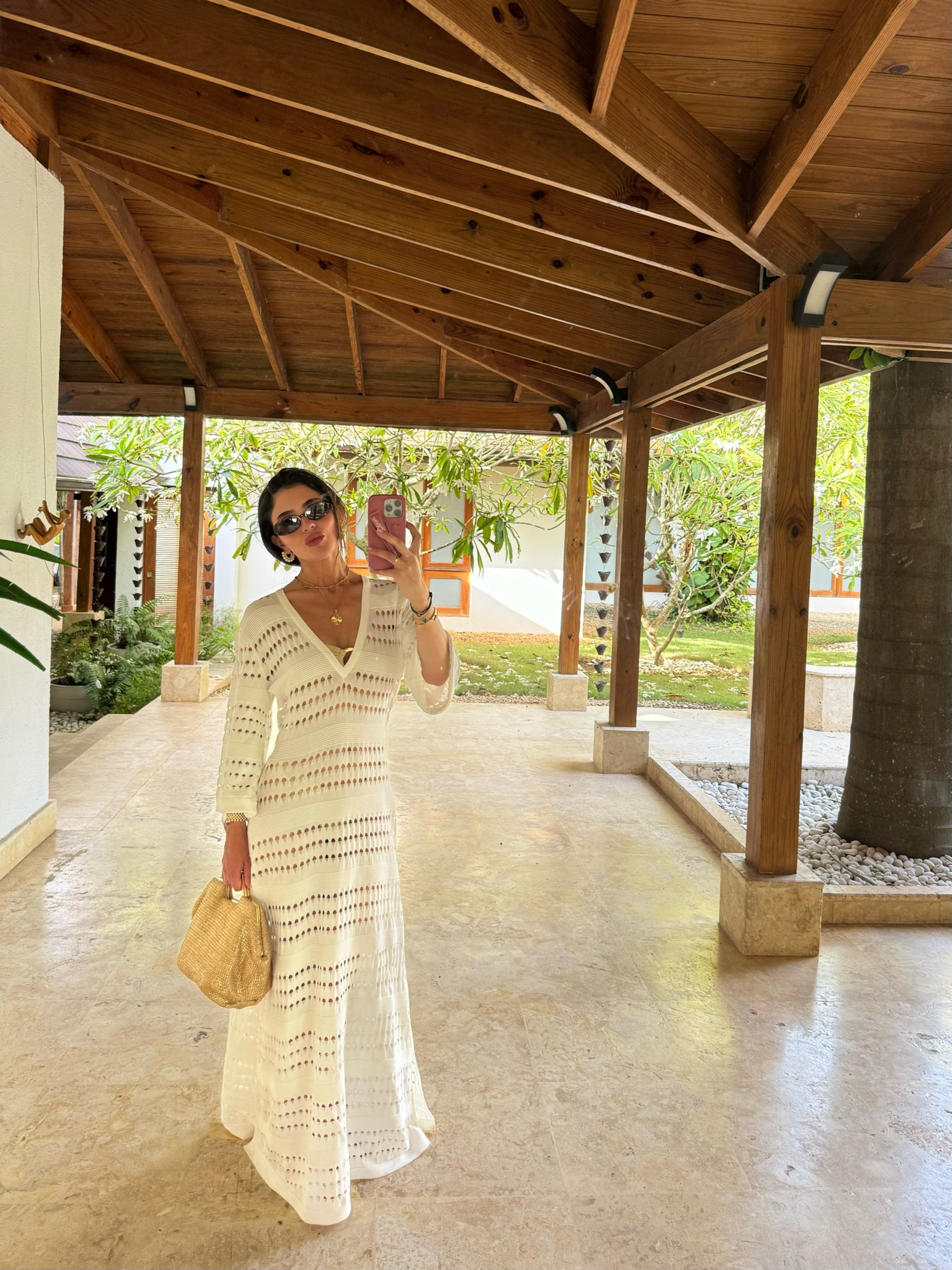 Dress is Vitagrace but sadly sold out. 
Linked alternatives🤍