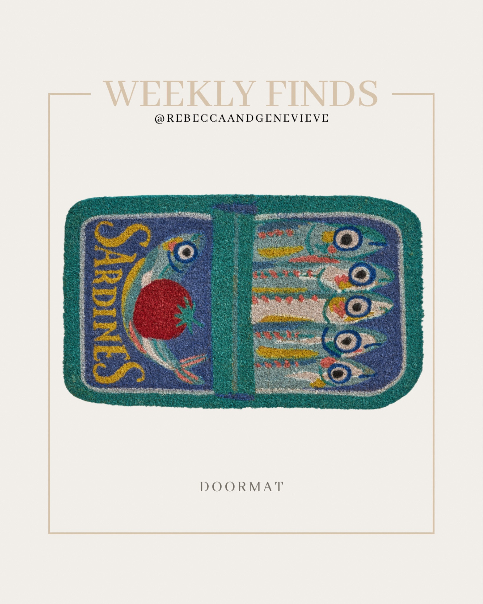 This week’s find is this cute doormat with a great price tag 👌🏼

#LTKFindsUnder50 #LTKHome #LTKFamily