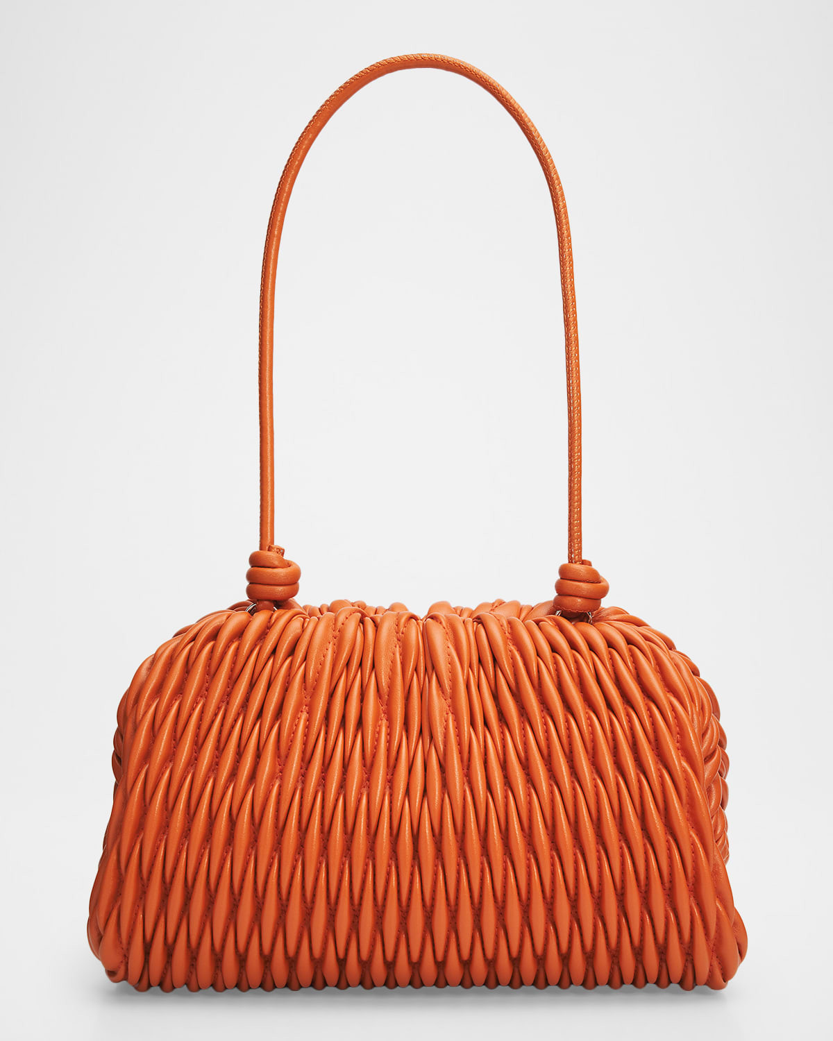 Elio Quilted Vegan Leather Clutch Bag | Neiman Marcus