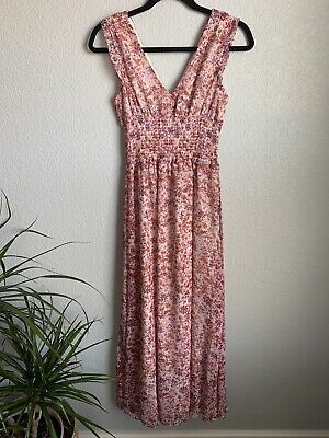 Banana Republic Smocked Maxi Dress Size 0P  | eBay | eBay US