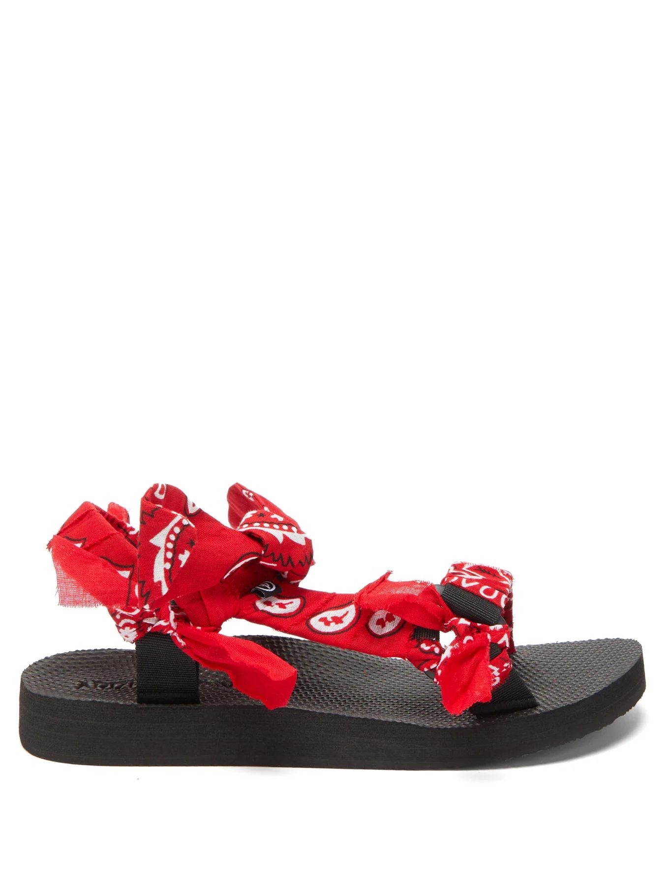 Trekky Choux bandana-trimmed sandals | Matches (UK)