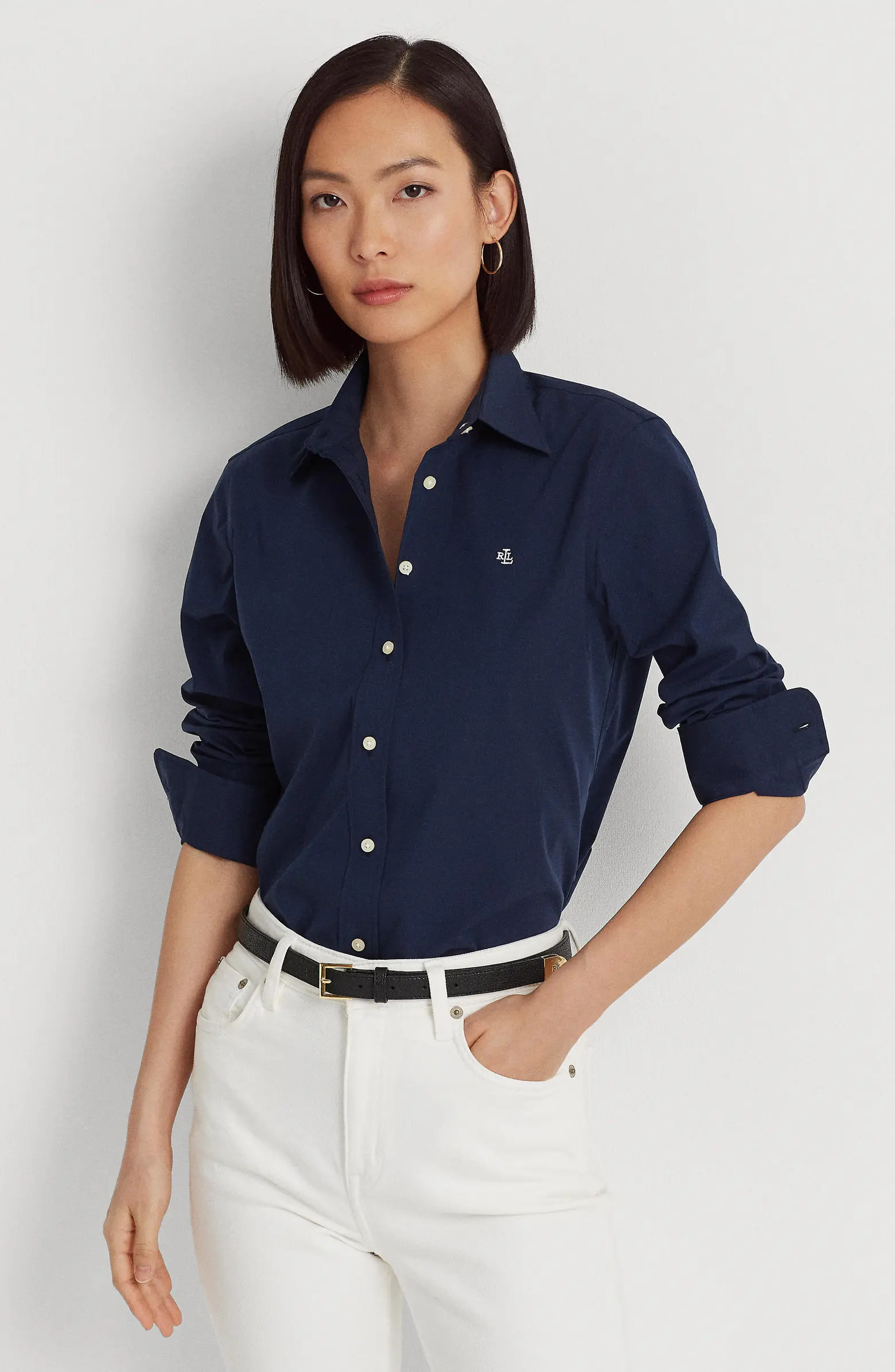 Easy Care Stretch Cotton Shirt | Nordstrom