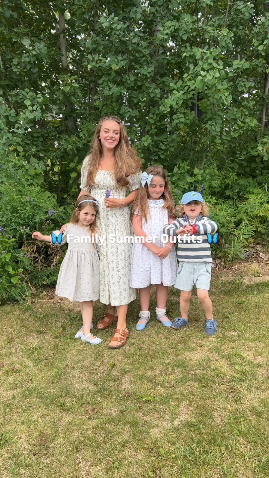 Summer family outfit I love coordinating as opposed to a direct match. Similar colors and tones and everything just effortlessly blends beautifully. 

#LTKStyleTip #LTKFamily #LTKSeasonal