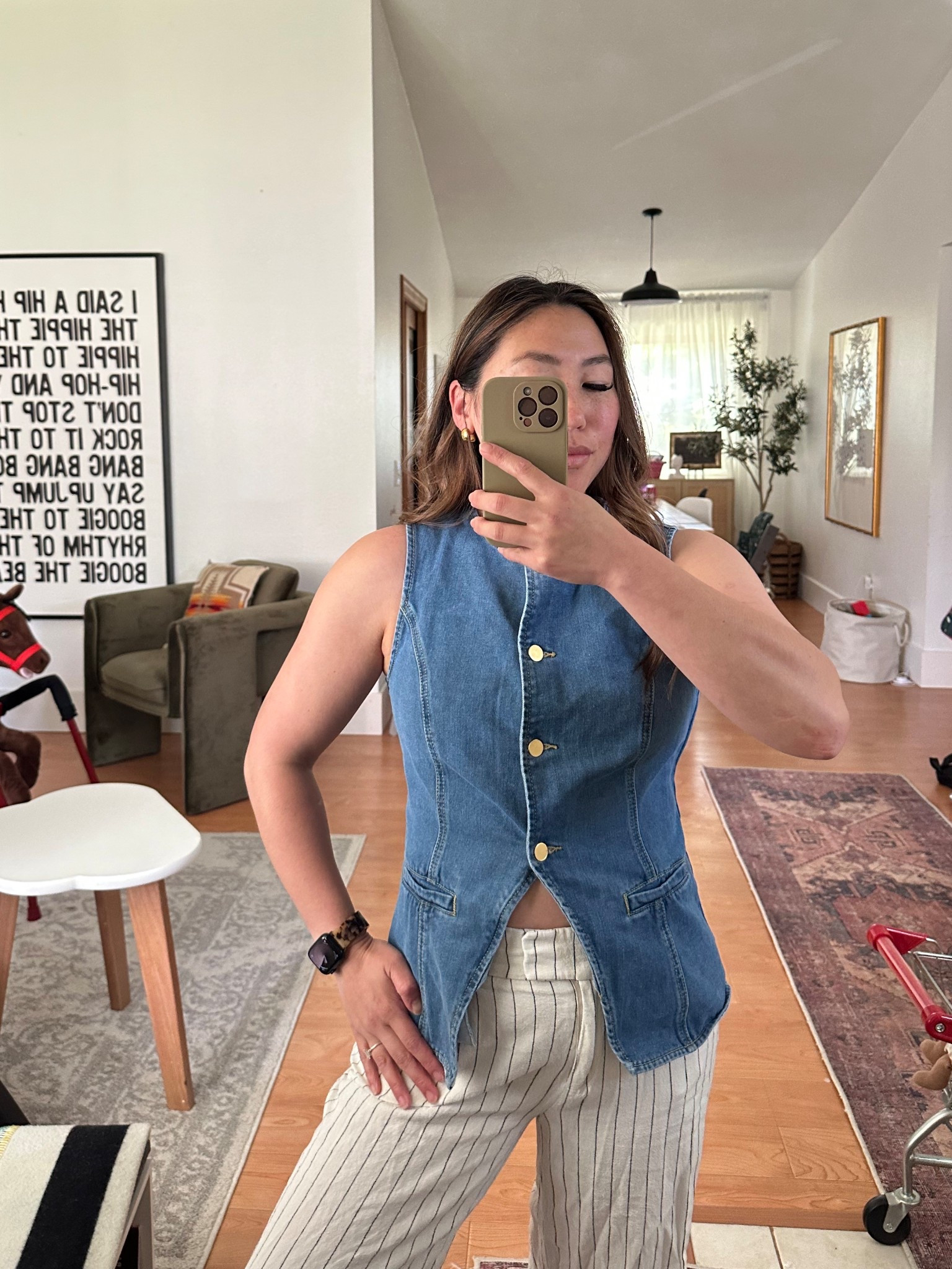 Long denim vest $30 trends Amazon flattering cute summer style looks 

#LTKWorkwear #LTKFindsUnder50 #LTKMidsize