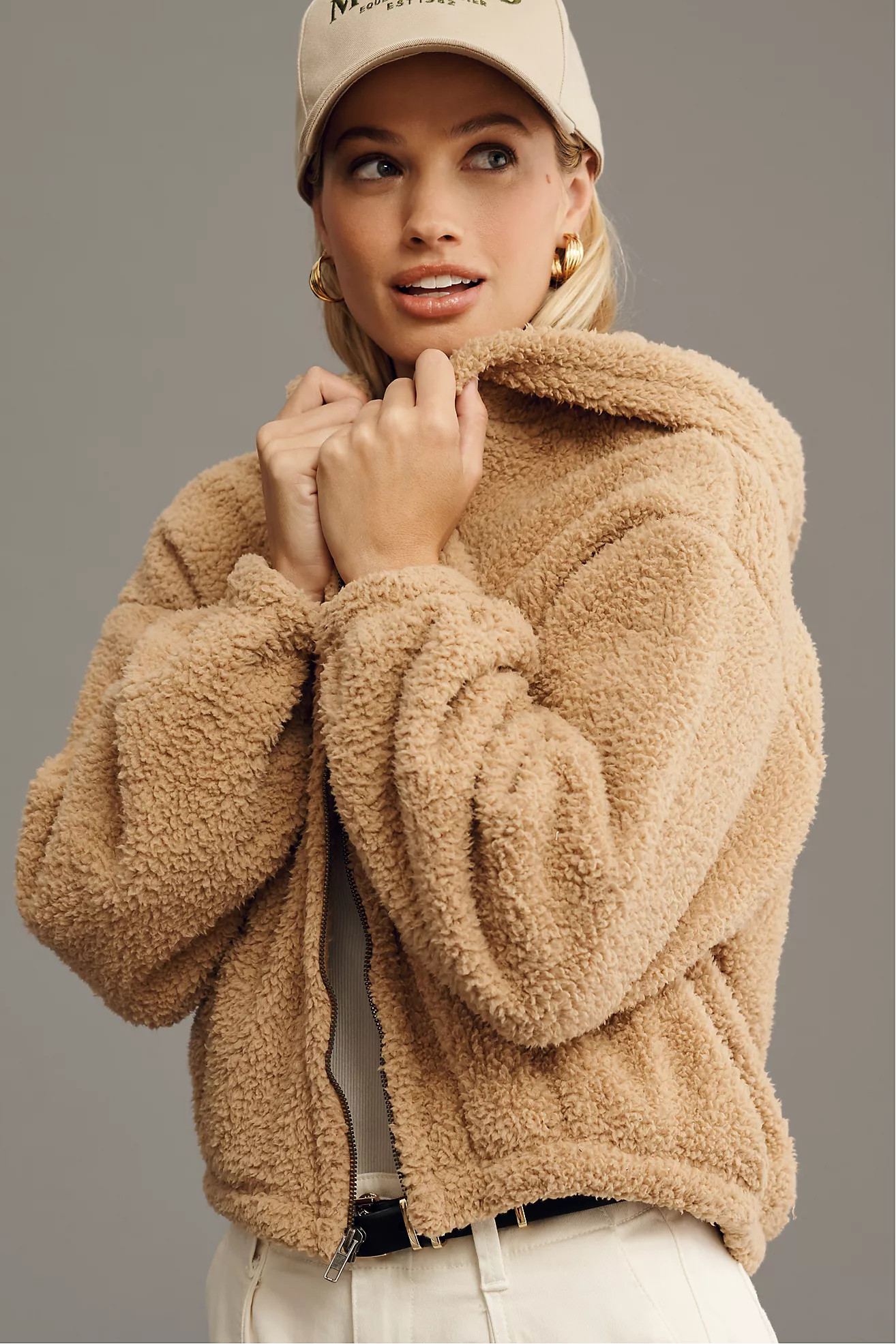 Stateside Double-Faced Teddy Jacket | Anthropologie (US)