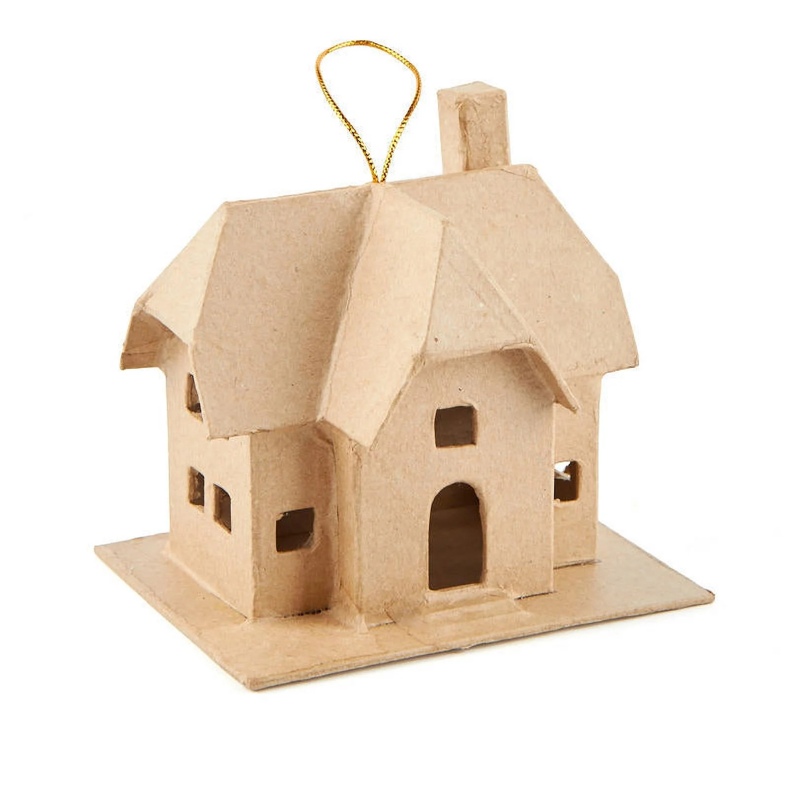 3 Paper Mache Houses - Home Décor - Walmart.com | Walmart (US)