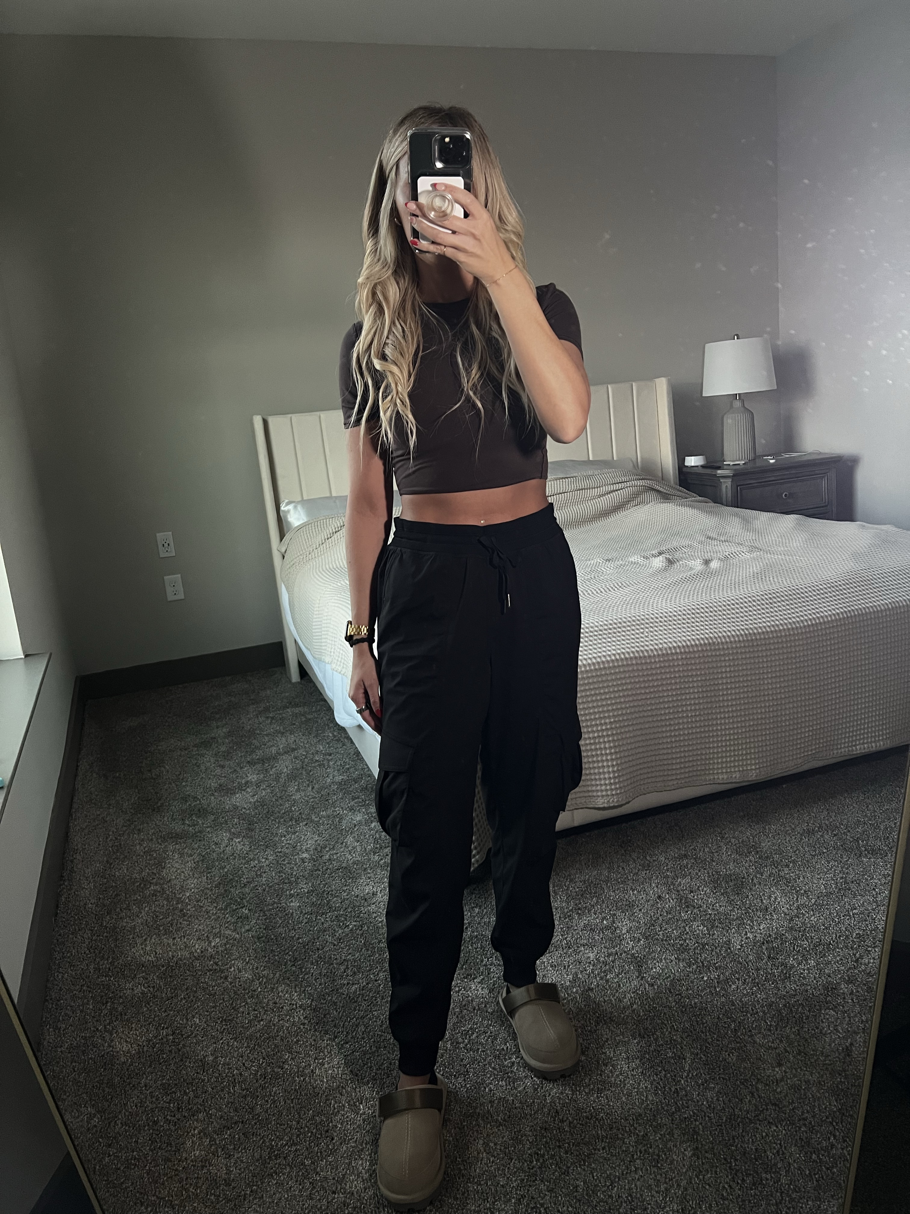 Lululemon outfit on sale now !!
Top: medium (could’ve worn small)
Bottom: small (I needed XS)


This top is literally the softest thing I have ever put on. I tried to find a good amazon duope and it's literally unmatched.
These pants have become my favorite and I always grab for them. I need them in every color!!
First pair of uggs and they do not disappoint. I usually buy the douopes and couldn't find one for these at the time I wanted them. They have memory foam cushion and are like walking on a cloud!
Lululemon sale
Lululemon top
Lululemon pants
Lululemon dance cargo pants
Lululemon white crop tee
Womens White tee shirt
Women's lululemon
Women's fashion
Women's athleisure
Women's clothes
Ugh koolaburra
#LTKStyleTip #LTKGiftGuide #LTKSaleAlert

#LTKStyleTip #LTKSaleAlert #LTKGiftGuide