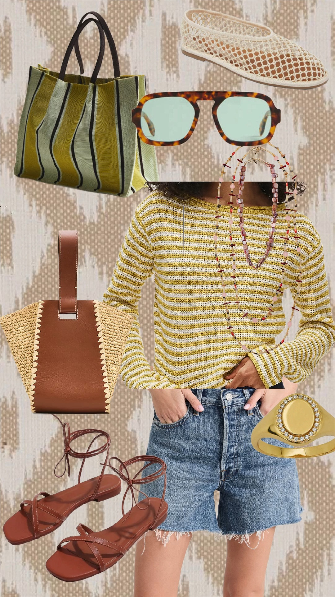 Carpool Style! 

Mom style, mom jeans, outfit of the day, straw bag, chartreuse sweater, wrap sandals, sunglasses 

#LTKootd #LTKmomlife