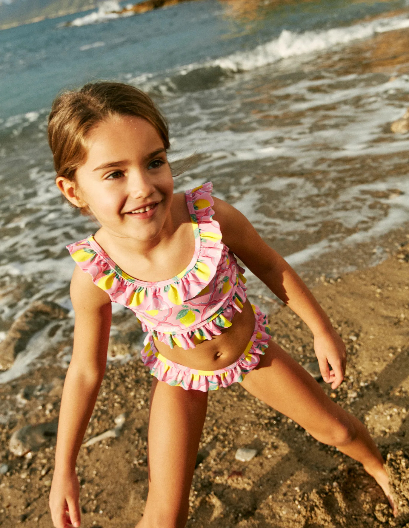 Frill Detail Tie Back Bikini | Boden (US)