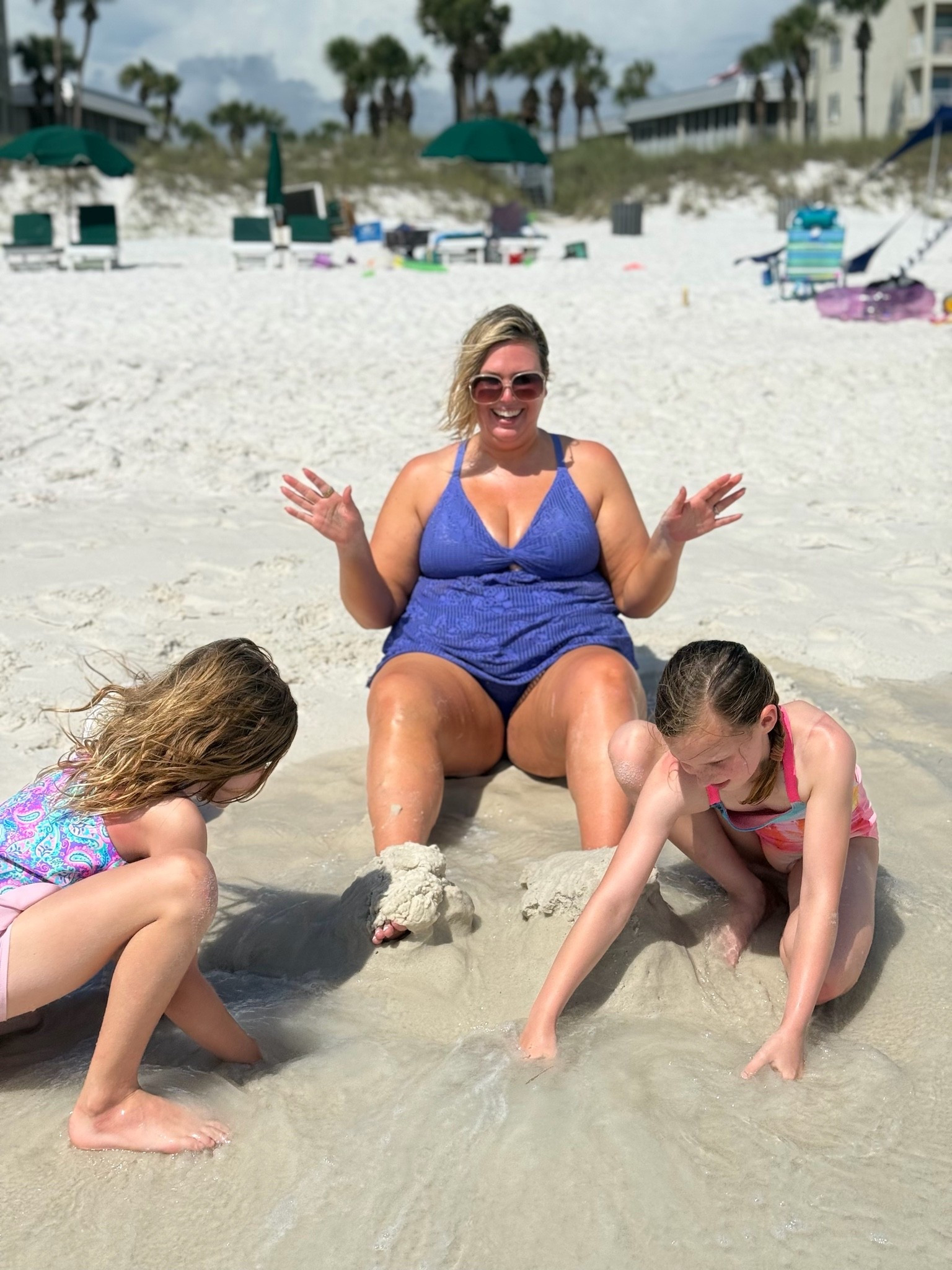 Wearing a 2X 18/20 in this swimsuit! Vacation wear, plus size, mom life, outfit inspo, apron belly, summer fashion, beach

#LTKPlusSize #LTKMidsize #LTKSeasonal