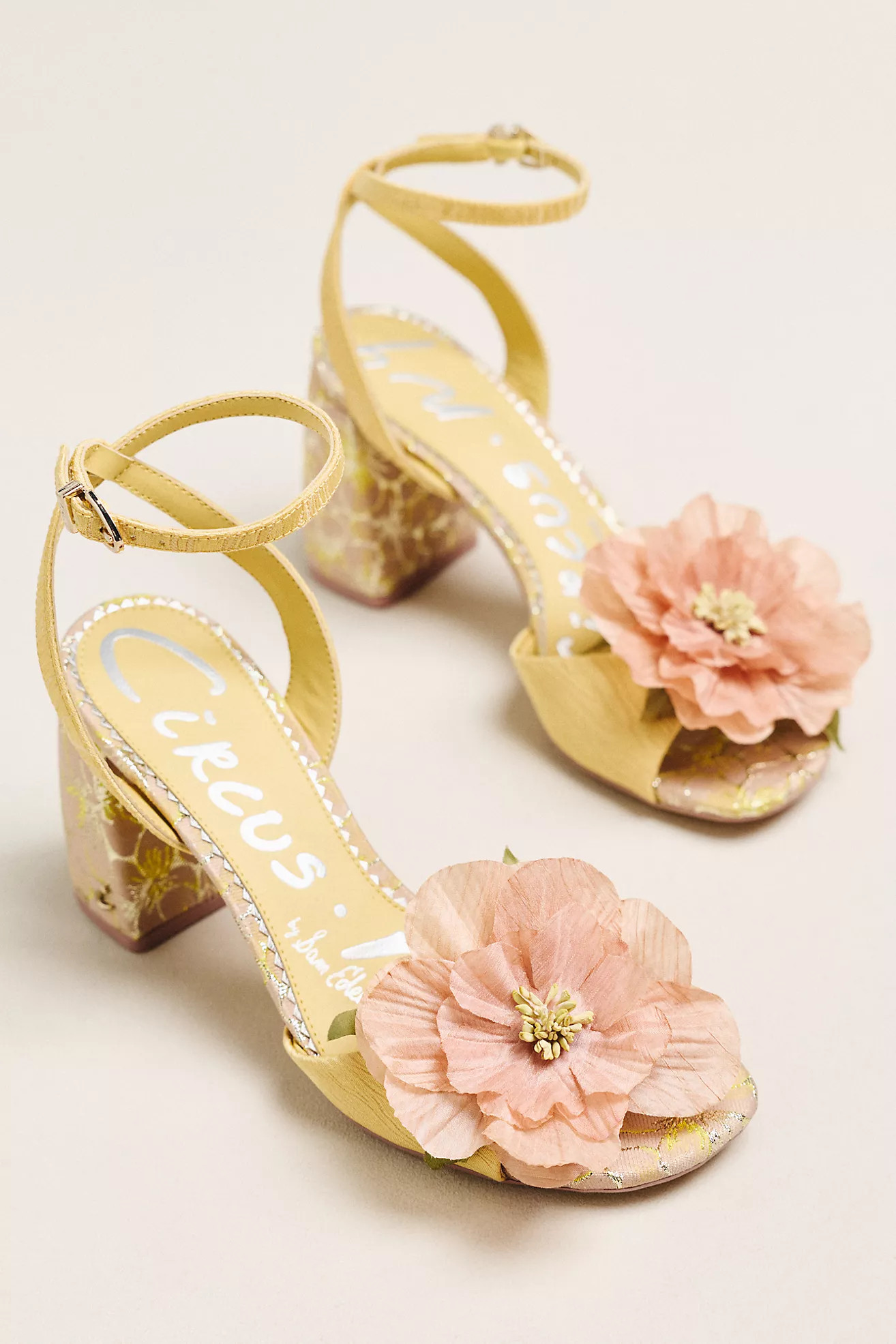 Circus NY by Sam Edelman Aria Flower Block Heels | Anthropologie (US)