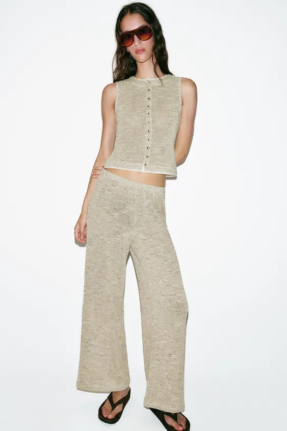 BUTTONED WAISTCOAT TOP | Zara UK