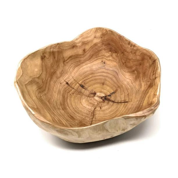THY COLLECTIBLES Wooden Bowl Handmade Storage Natural Root Wood Crafts Bowl Fruit Salad Serving B... | Walmart (US)