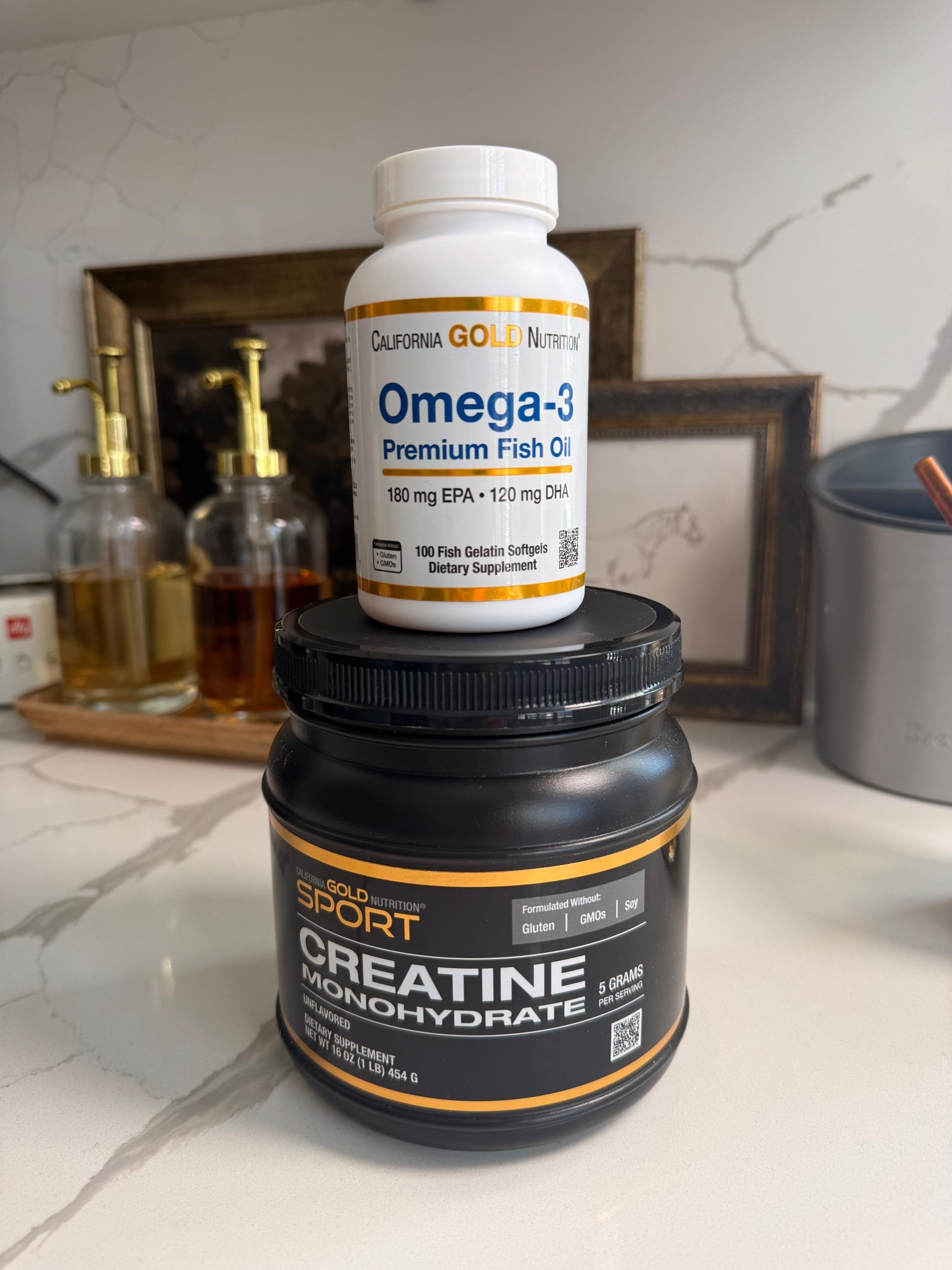 Current morning stack // creatine supplement // omega 3 fish oils // wellness supplements 


#LTKfitnessgoals #LTKdayinmylife #LTKSeasonal