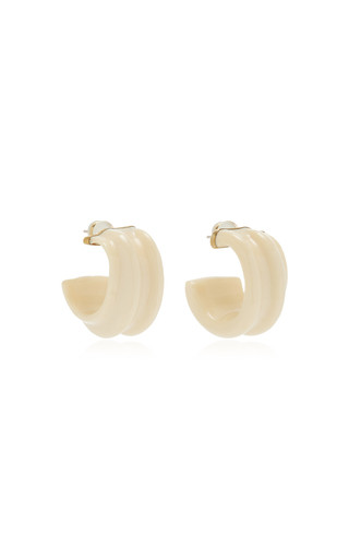 Sculpted Resin Hoop Earrings | Moda Operandi (Global)