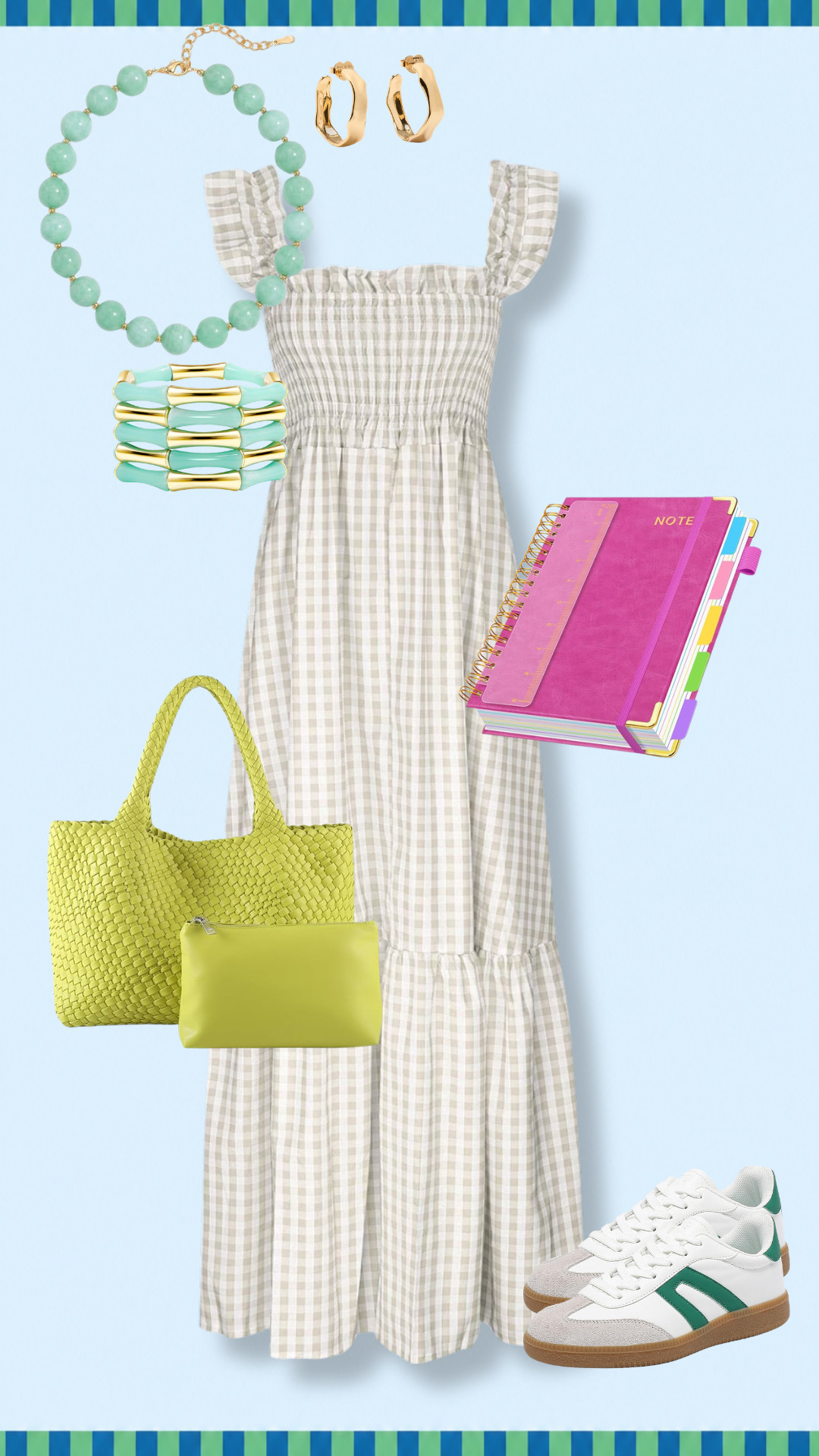 Cute, comfortable, and classroom approved! This gingham maxi is an easy one-and-done outfit.  

 #LTKgrwm #LTKootd #LTKmomlife