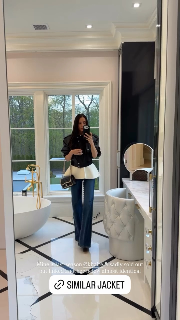 Mine is last season @khaite & sadly sold out but linked another below almost identical!

#LTKmomlife #LTKgrwm #LTKootd