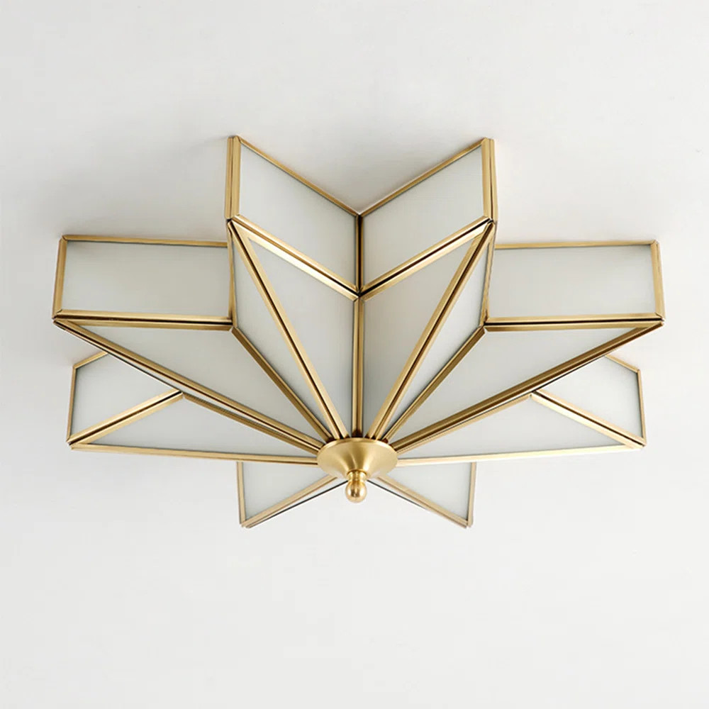 Jireh Glass Flush Mount | Wayfair North America