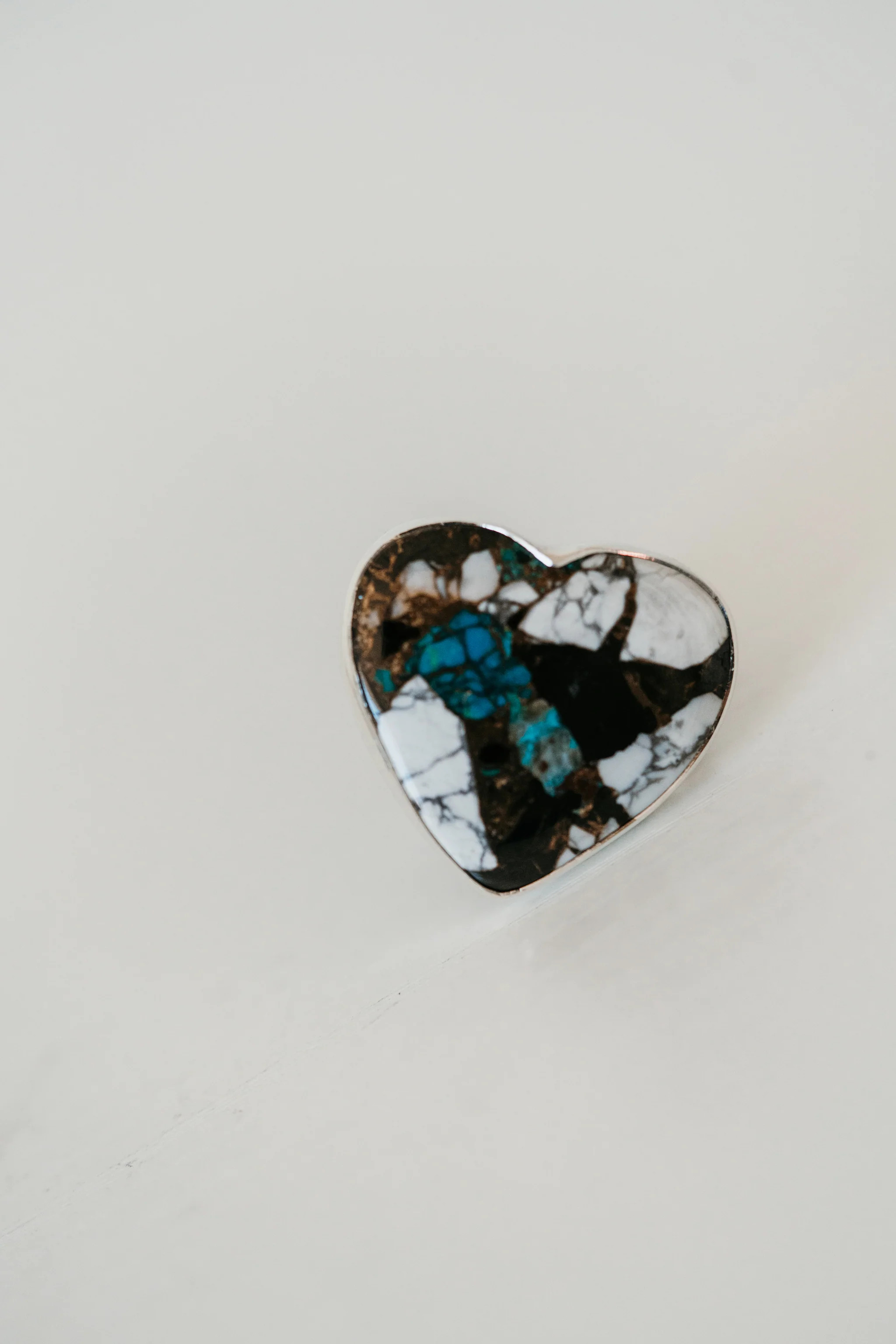 Ciel Ring | Howlite Chrysocolla - FINAL SALE | Goldie Lew Jewelry